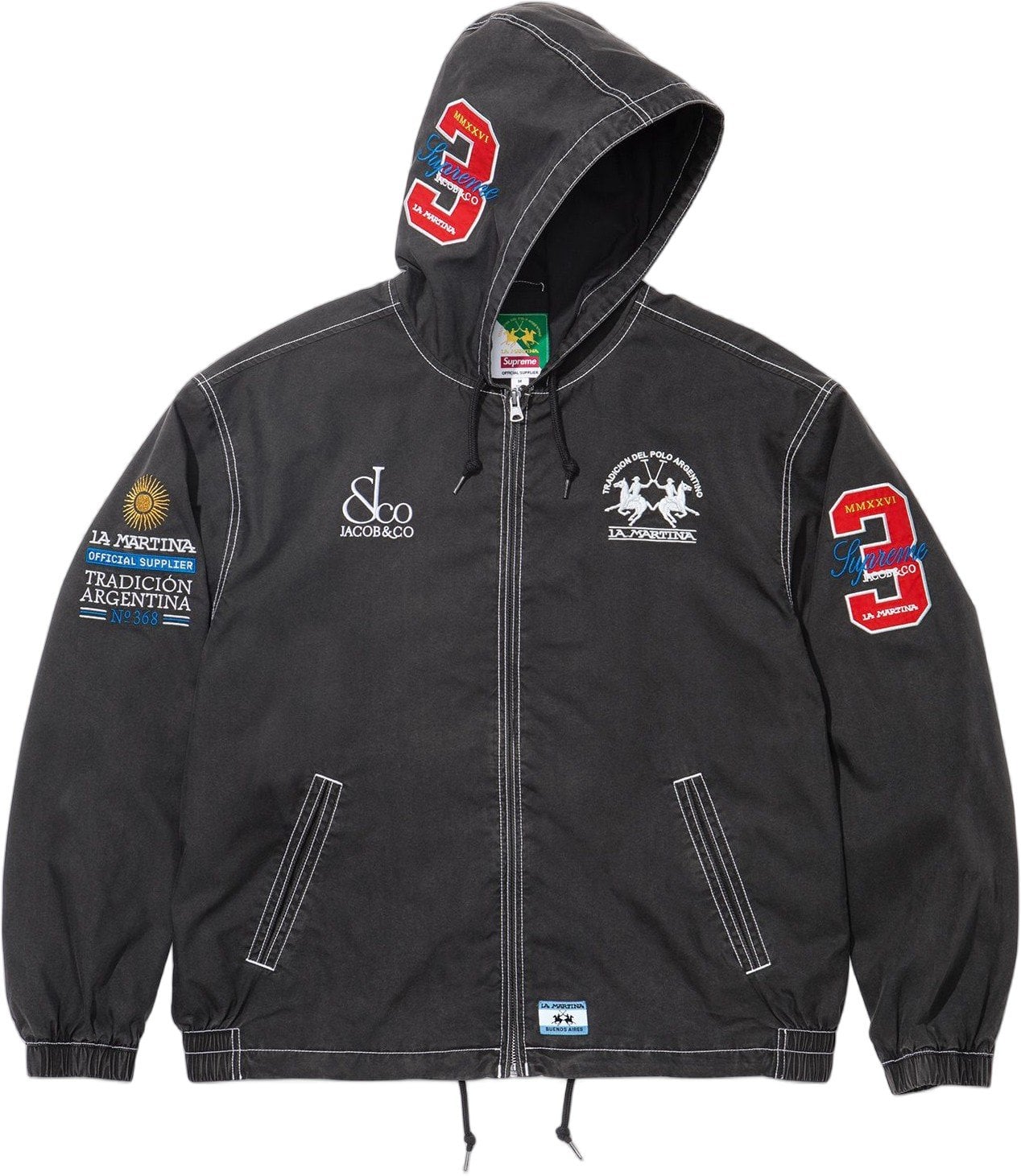 Supreme®/La Martina/Jacob & Co Lightweight Hooded Jacket view 12